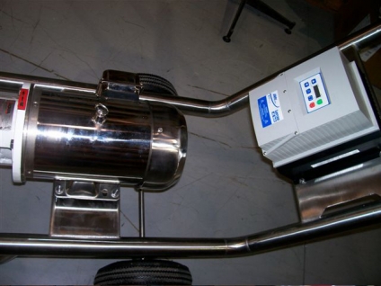 Custom in house built  pump cart